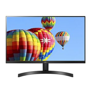 LG 24MK600M-B 24'' Full HD (1920 x 1080) IPS Display with 3-Side Virtually Borderless Design and Radeon FreeSync Technology and Dual HDMI, Black