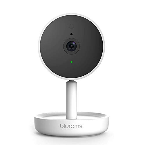 blurams Indoor Security Camera 1080p, Baby Monitor w/ Two-Way Audio, IR Night Vision, Motion Detection, Local Storage Available, Works with Alexa
