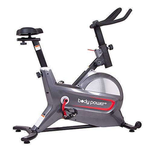 Body Power Deluxe Indoor Cycle Trainer with Curve-Crank Technology