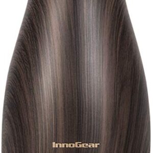 InnoGear Essential Oil Diffuser, Upgraded Diffusers for Essential Oils Aromatherapy Diffuser Cool Mist Humidifier with 7 Colors Lights 2 Mist Mode Waterless Auto Off for Home Office Room, Brown