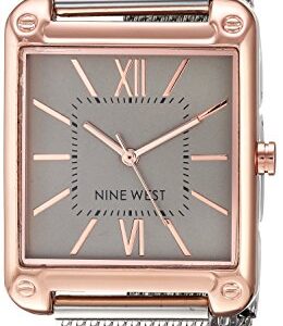 Nine West Women's Sunray Dial Mesh Bracelet Watch