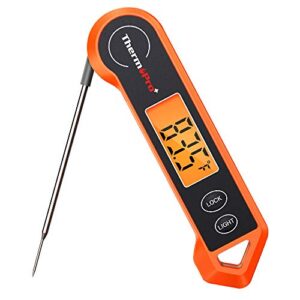 ThermoPro TP19H Digital Meat Thermometer for Cooking with Ambidextrous Backlit and Motion Sensing Kitchen Food Thermometer for BBQ Grill Smoker Oil Fry Candy Instant Read