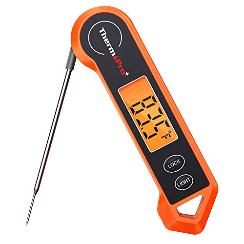 ThermoPro TP19H Digital Meat Thermometer for Cooking with Ambidextrous Backlit and Motion Sensing Kitchen Food Thermometer for BBQ Grill Smoker Oil Fry Candy Instant Read