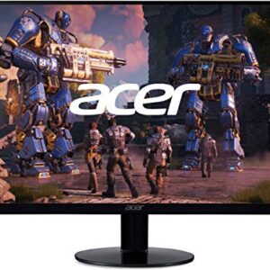Acer SB240Y Bbix 23.8” Full HD (1920 x 1080) Ultra-Thin Zero-Frame IPS Monitor with AMD Radeon FREESYNC Technology and 1ms VRB (HDMI Port & VGA Port), black