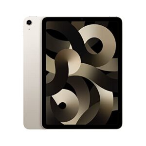 Apple 2022 iPad Air (10.9-inch, Wi-Fi, 64GB) - Starlight (5th Generation)