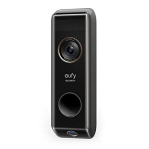 eufy security Video Doorbell Dual Camera (Battery-Powered) Add-on, Dual Motion Detection, Package Detection, 2K HD, Family Recognition, No Monthly Fee