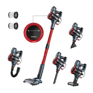 FABULETTA 10-in-1 Cordless Vacuum Cleaner - 24Kpa 250W Brushless Motor Stick Vacuum, Up to 45 Mins Max Runtime Detachable Battery, Led Display, Lightweight Vacuum for Carpet Hard Floor Pet Hair