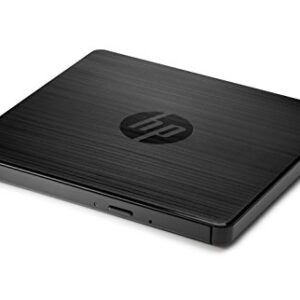 HP External Portable Slim Design CD/DVD RW Write/Read Drive, USB, Black (F2B56AA)