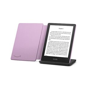 Kindle Paperwhite Signature Edition Essentials Bundle including Kindle Paperwhite Signature Edition - Wifi, Without Ads, Amazon Leather Cover, and Wireless charging dock
