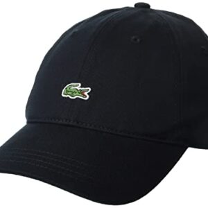 Lacoste Men's Organic Cotton Twill Cap, Vert, One Size