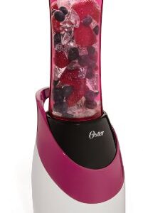 Oster BLSTPB-WPK My Blend 250-Watt Blender with Travel Sport Bottle, Pink