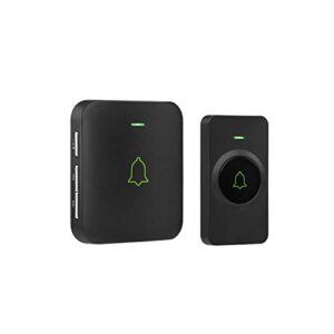 Wireless Doorbell, AVANTEK Mini CB-11 Waterproof Doorbell Chime Operating at 1000 Feet with 52 Melodies, 5 Volume Levels & LED Flash