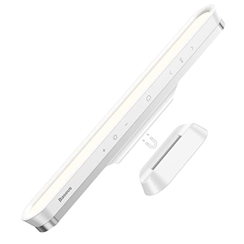 Baseus 42LED Wireless Under Cabinet Lighting, Magnetic Closet Light, Dimmable, Touch Control, Adjustable Color Temperature/Brightness, Rechargeable USB-C Powered Kitchen Cabinet Lighting