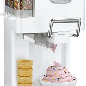 Cuisinart ICE-45P1 Mix-it-in 1.5-Quart Soft Serve Ice Cream Maker, Make Professional Quality Ice Cream, Yogurt, Sorbet and Sherbet from Home, White