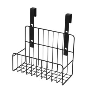 Household Essentials, Black Door Shallow Metal Basket