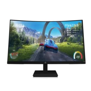 HP 32-inch Curved Gaming Monitor VA HA FHD 1ms 165hz Display, EyeSafe, TÜV certified (X32c, Black)