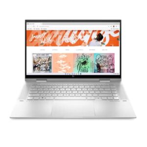 HP Envy x360 Convertible 15-inch Laptop, Intel Core i7-1260P Processor, Intel Iris Xe Graphics, 16 GB RAM, 1 TB SSD, Windows 11 Home (15-es2026nr, Natural Silver Aluminum)