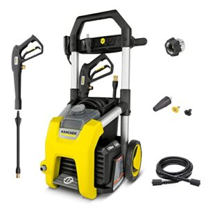 Karcher K1700 1700 PSI 1.2 GPM TruPressure Electric Pressure Washer - 2125 Max PSI Power Washer with 3 Nozzles for Cleaning Cars, Siding, Driveways, Fencing, & More