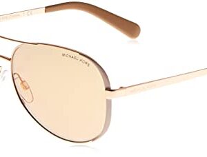 Michael Kors MK5004 Chelsea Rose Gold One Size+ BUNDLE with Designer iWear Complimentary Eyewear Care Kit