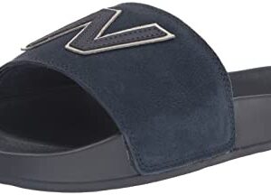 New Balance Men's 200 V1 Slide Sandal, Navy/White, 10