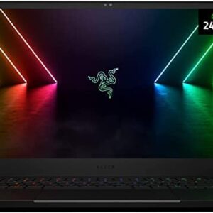 Razer Blade 15 Gaming Laptop: NVIDIA GeForce RTX 3070 Ti - 12th Gen Intel 14-Core i9 CPU - 15.6” QHD OLED 240Hz - 16GB DDR5 RAM, 1TB PCIe SSD - Windows 11 - CNC Aluminum - Chroma RGB - Thunderbolt 4