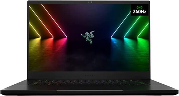 Razer Blade 15 Gaming Laptop: NVIDIA GeForce RTX 3070 Ti - 12th Gen Intel 14-Core i9 CPU - 15.6” QHD OLED 240Hz - 16GB DDR5 RAM, 1TB PCIe SSD - Windows 11 - CNC Aluminum - Chroma RGB - Thunderbolt 4