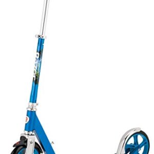 Razor A5 Lux Kick Scooter for Kids Ages 8+ - 8" Urethane Wheels, Anodized Finish Featuring Bold Colors and Graphics, For Riders up to 220 lbs