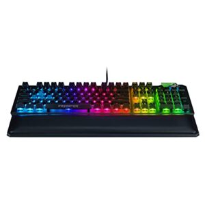 Acer Predator Aethon 700 Gaming Keyboard: Clicky or Linear - Your Choice | Per-Key 16.8M RGB Colors Backlighting | Programmable | Dedicated Media Keys & Dial | 100% Anti-Ghosting | Magnetic Wrist Rest
