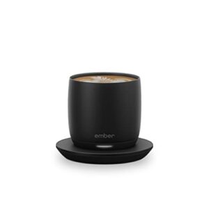 Ember Temperature Control Smart Cup, 6 oz, App-Controlled Heated Coffee Cup, Espresso Mug with 90 Min Battery Life, Black