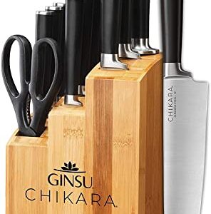 Ginsu Chikara 12 piece knife set, Black