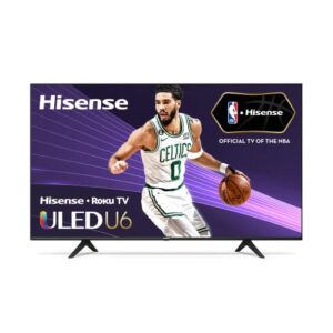 Hisense ULED 4K Premium 55U6GR Quantum Dot QLED Series 55-Inch Class Roku 4K Smart TV with Voice Remote