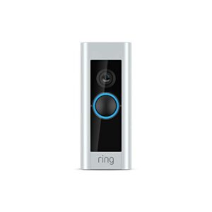 Ring Video Doorbell Pro – Upgraded, with added security features and a sleek design (existing doorbell wiring required)