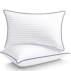 SEMZSOM Bed Pillows for Sleeping Standard Size, Set of 2- Cooling, Luxury Hotel Quality with Premium Soft Down Alternative Filling for Back, Stomach or Side Sleepers