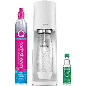 SodaStream Terra Sparkling Water Maker (White) with CO2, DWS Bottle and Bubly Drop