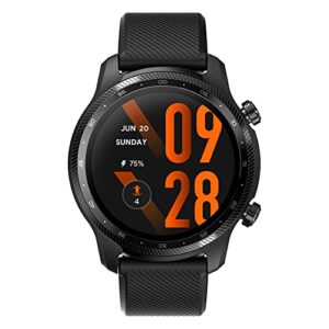 Ticwatch Pro 3 Ultra GPS Smartwatch Qualcomm SDW4100 and Mobvoi Dual Processor System Wear OS Smart Watch for Men Blood Oxygen Fatigue Assessment 3-45 Days Battery NFC Mic Speaker