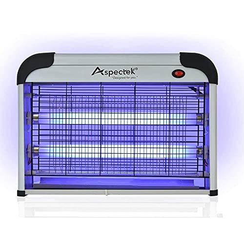 Aspectek 20W Electric Indoor Outdoor Bug Zapper, Mosquito, Moth, Wasp, Insect Killer, Fly Zapper, Bug Lamp Light for Home, Restaurant, Office Use with Protection Mesh Film. Efficient & Effective