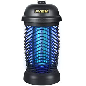 FVOAI Bug Zapper Outdoor, Electronic Mosquito Zapper Fly Zapper for Outdoor and Indoor (Black)