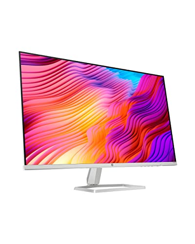 HP M32fw FHD Monitor, Full HD (1920 x 1080), AMD FreeSync, Ceramic white with silver stand