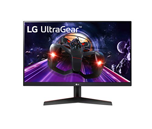 LG 24GN600-B UltraGear Gaming Monitor 24" Full HD (1920 x 1080) IPS Display, 1ms (GtG) Response Time, 144Hz Refresh Rate, AMD FreeSync Premium, HDR10, 3-Side Virtually Borderless Display