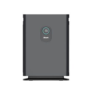 Shark HE402AMZ Air Purifier 4 True HEPA with Microban Protection Cleans up to 1000 Sq. Ft., Captures 99.98% of particles, allergens, smoke, odors to 0.1–0.2 microns, Advanced Odor Lock, 4 Fan, Grey