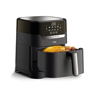 T-fal Air Fryer & Grill Combo Digital, 2-in-1, 4.4 Qrt, black