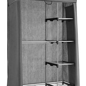 Whitmor Deluxe Utility Closet - 5 Extra Strong Shelves - Removable Cover