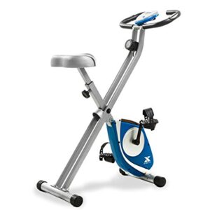 XTERRA Fitness FB150 Folding Exercise Bike, Silver, 31.5L x 18W x 45.3H in.