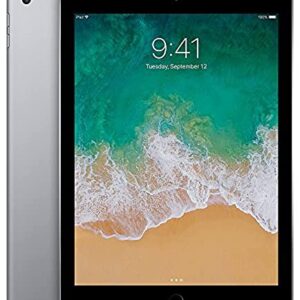 Apple iPad (5thGEneration) Wi-Fi, 128GB - Space Gray (Renewed)