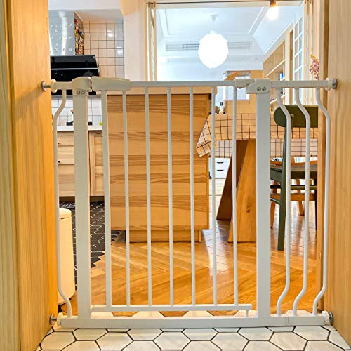 BalanceFrom Easy Walk-Thru Safety Gate for Doorways and Stairways with Auto-Close/Hold-Open Features, Fits 29.1 - 38.5 Inch Openings