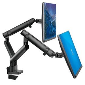 Dual Monitor Stand, Dual Monitor Arm, Dual Monitor Mount VESA Mount, up to 32 inch Monitor Desk Montaje, Monitor Arms & Monitor Stands for 2 Monitors