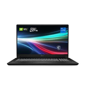 MSI Creator 17 Professional Laptop: 17.3" UHD 120Hz 100% Adobe RGB Display, Intel Core i7-11800H, NVIDIA GeForce RTX 3070, 16GB RAM, 1TB NVME SSD, Thunderbolt 4, Win10 PRO, Core Black (B11UG-494)