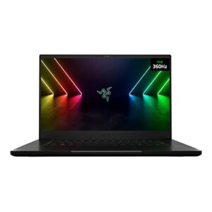 Razer Blade 15 Gaming Laptop: NVIDIA GeForce RTX 3070 Ti - 12th Gen Intel 14-Core i7 CPU - 15.6” FHD 360Hz - 16GB DDR5 RAM - 1TB PCIe SSD - Windows 11 - CNC Aluminum - Chroma RGB - Thunderbolt 4