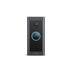 Ring Video Doorbell Wired – Convenient, essential features in a compact design, pair with Ring Chime to hear audio alerts in your home (existing doorbell wiring required) - 2021 release