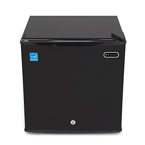 Whynter CUF-110B Mini Freezer, 1.1 Cubic Foot Energy Star Rated Small Upright Freezer With Lock, Black